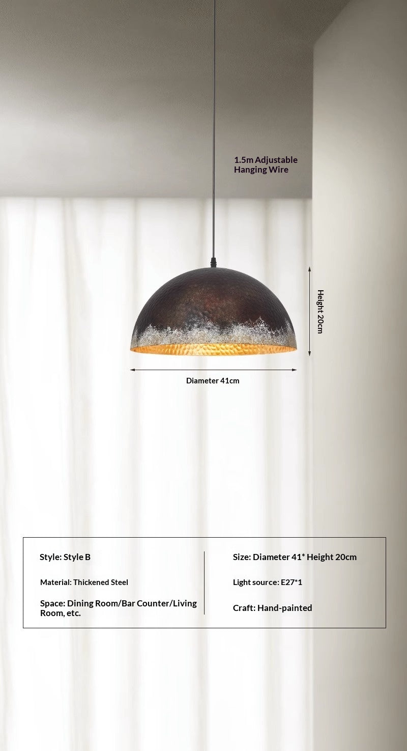 Atelier Metal Dome Pendant Light