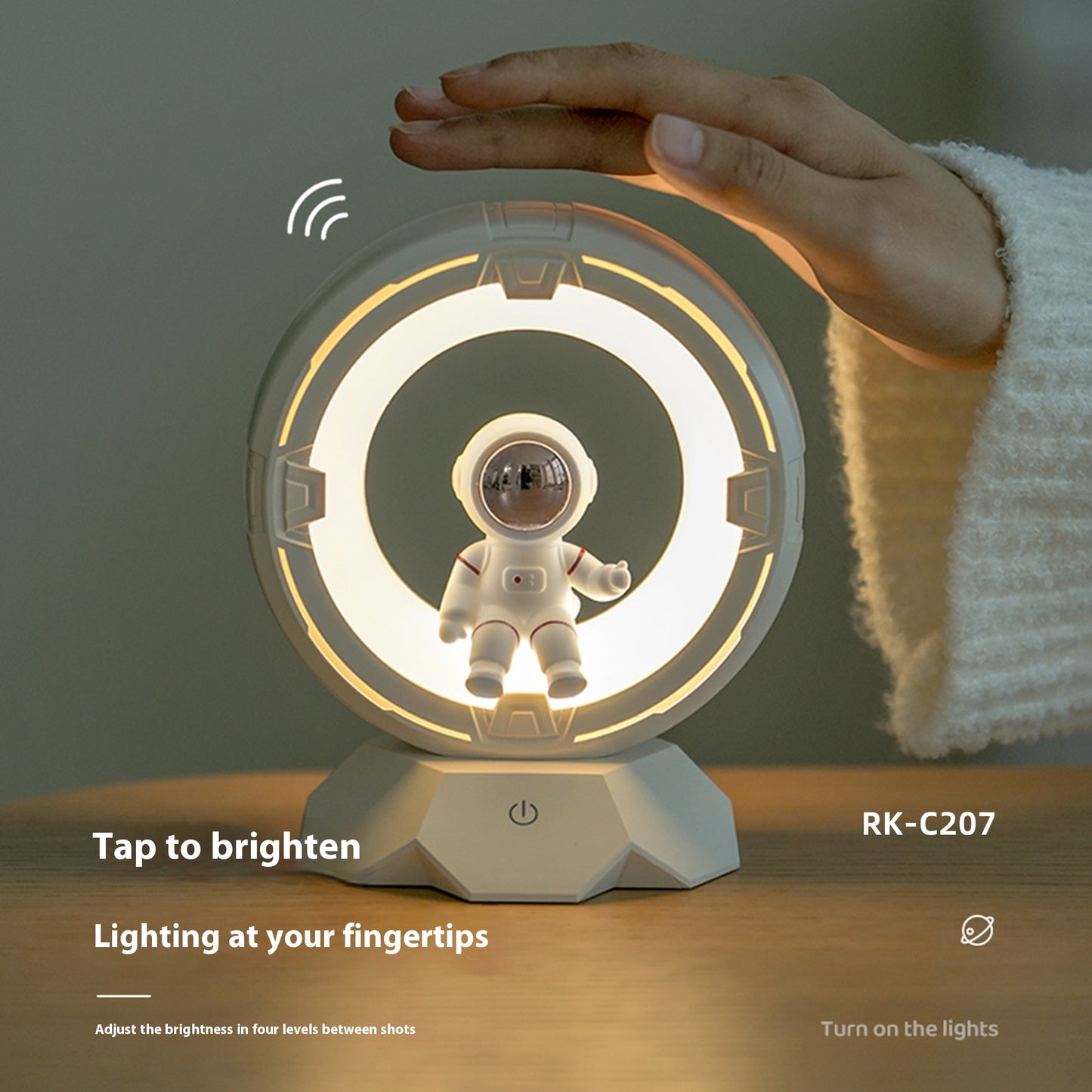 AstroBuddy Rechargeable Night Lamp / White