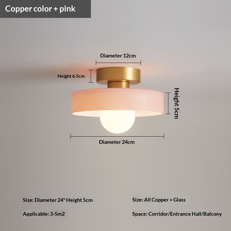 AuroraTone Copper Accent Ceiling Light