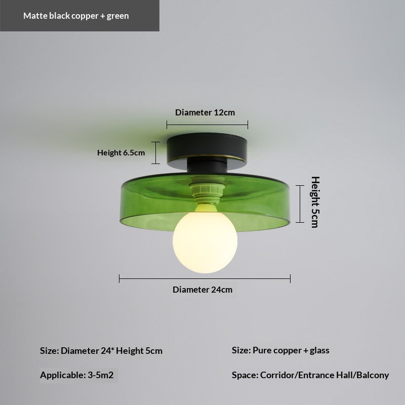 AuroraTone Copper Accent Ceiling Light