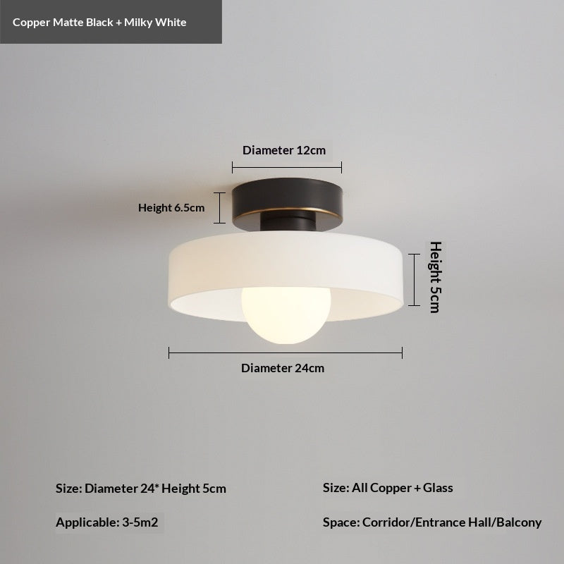 AuroraTone Copper Accent Ceiling Light
