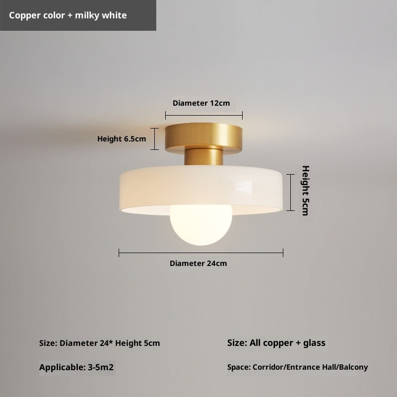 AuroraTone Copper Accent Ceiling Light