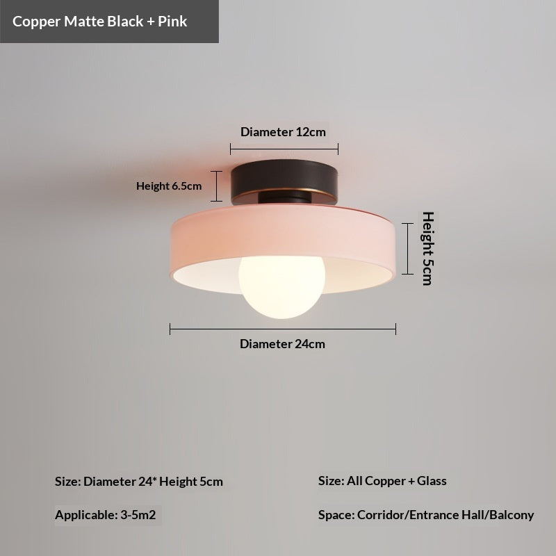 AuroraTone Copper Accent Ceiling Light
