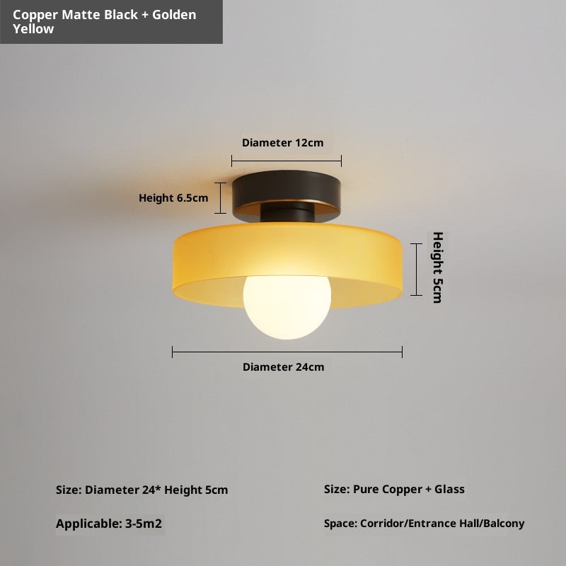 AuroraTone Copper Accent Ceiling Light