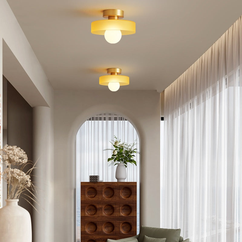 AuroraTone Copper Accent Ceiling Light