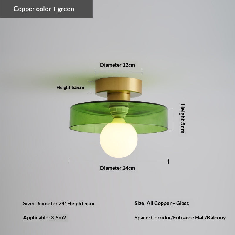 AuroraTone Copper Accent Ceiling Light