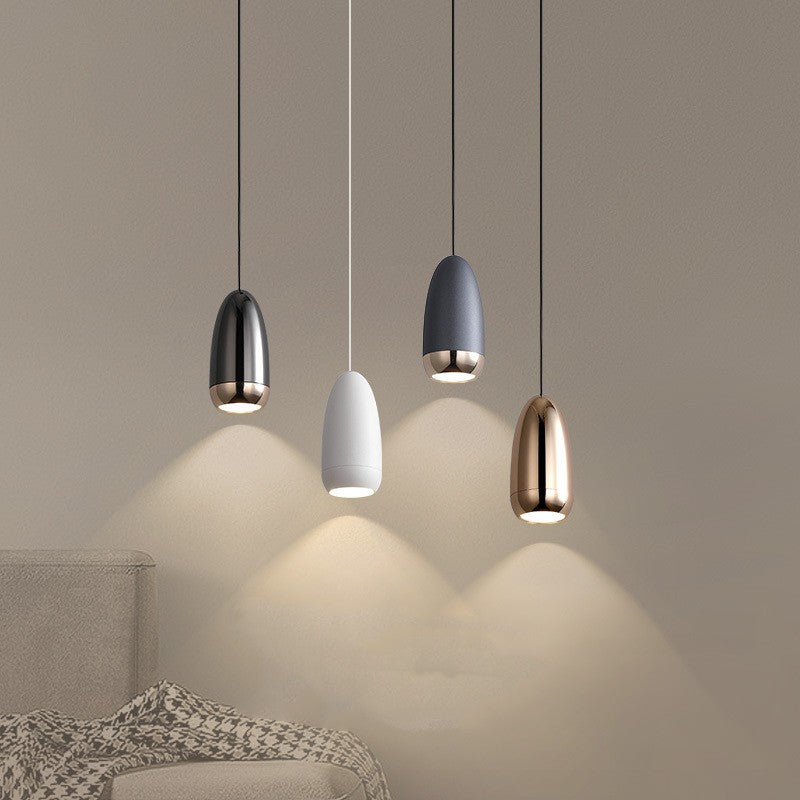 BulletGlow Mini LED Pendant Light / Gold / warm light