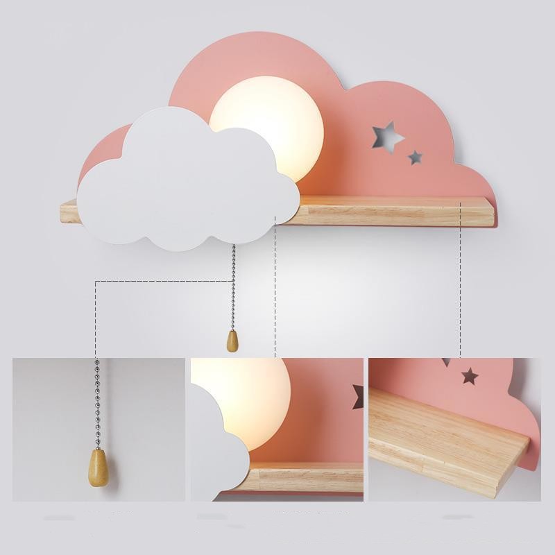 CloudForm Glass Wall Lamp