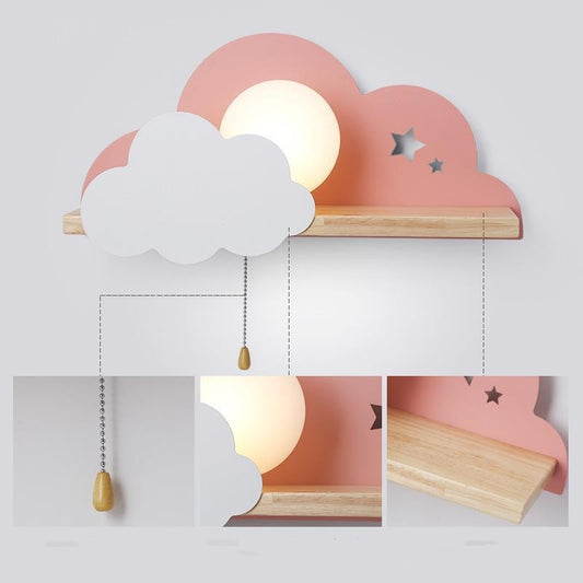 CloudForm Glass Wall Lamp
