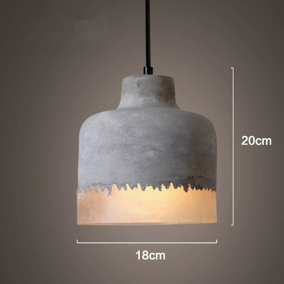 Concrete Resin Nordic Pendant Light