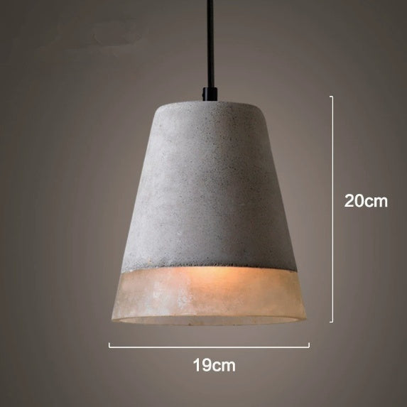 Concrete Resin Nordic Pendant Light