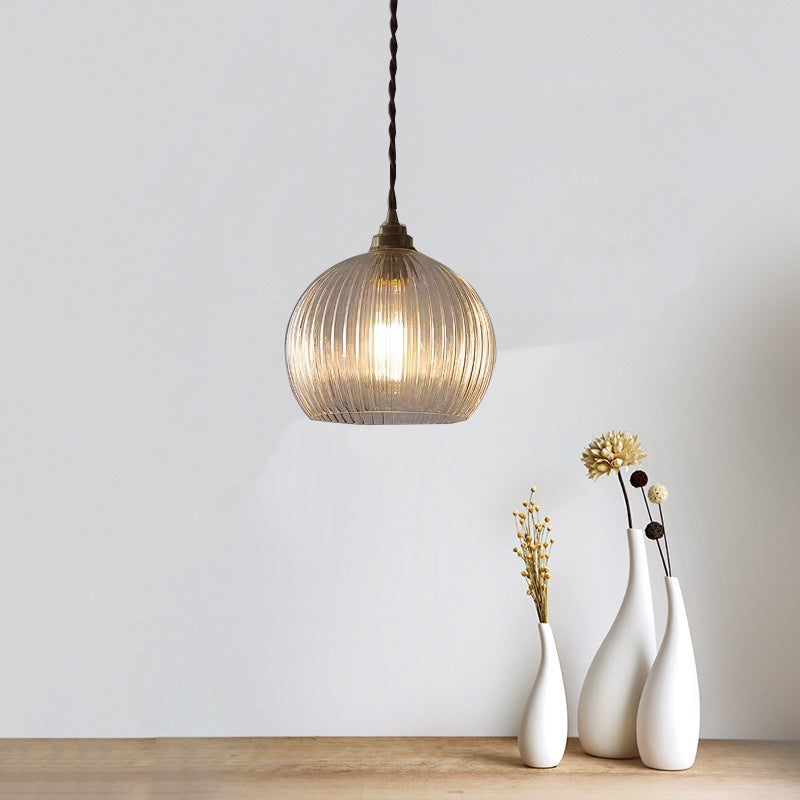 CopperGlass Bistro Pendant Light