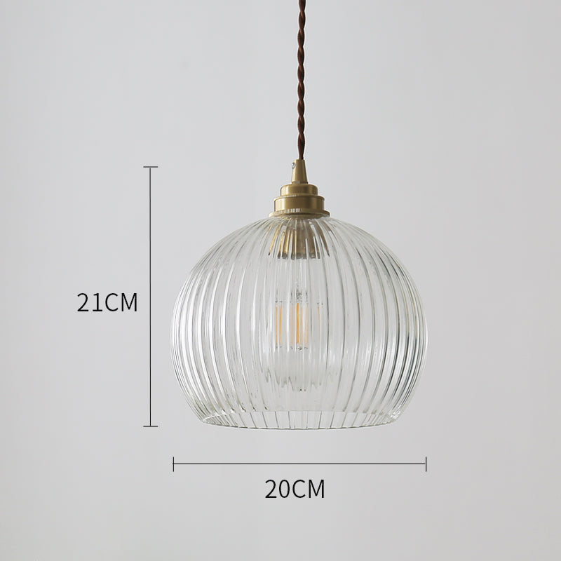 CopperGlass Bistro Pendant Light