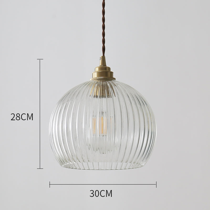 CopperGlass Bistro Pendant Light