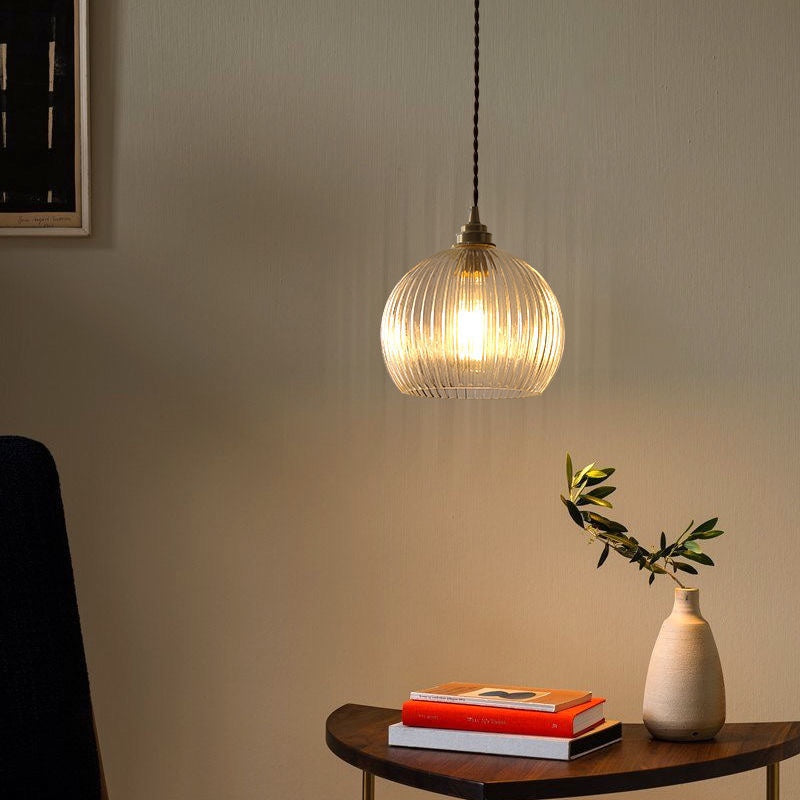 CopperGlass Bistro Pendant Light