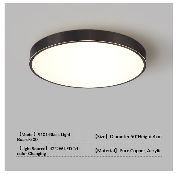 CopperHalo Modern Ceiling Fixture
