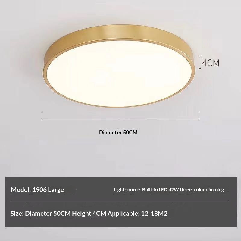 CopperHalo Modern Ceiling Fixture
