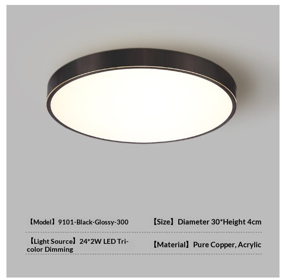 CopperHalo Modern Ceiling Fixture