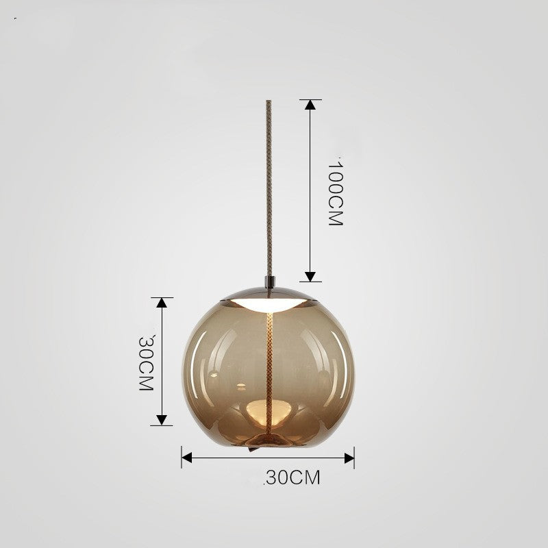 Frosted Glass Single Pendant Lamp