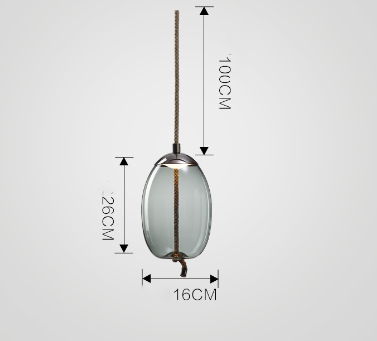 Frosted Glass Single Pendant Lamp