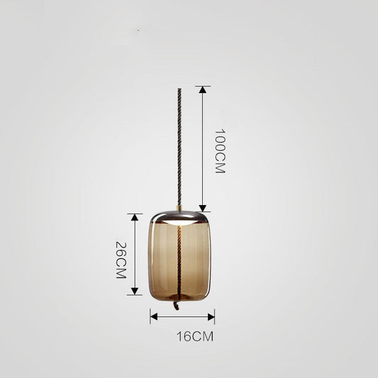 Frosted Glass Single Pendant Lamp
