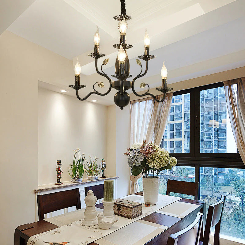 Heritage Candle Crystal Chandelier