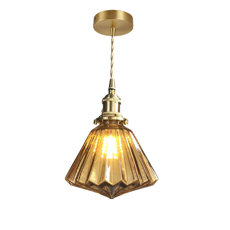 Hikari Brass Glass Pendant Light