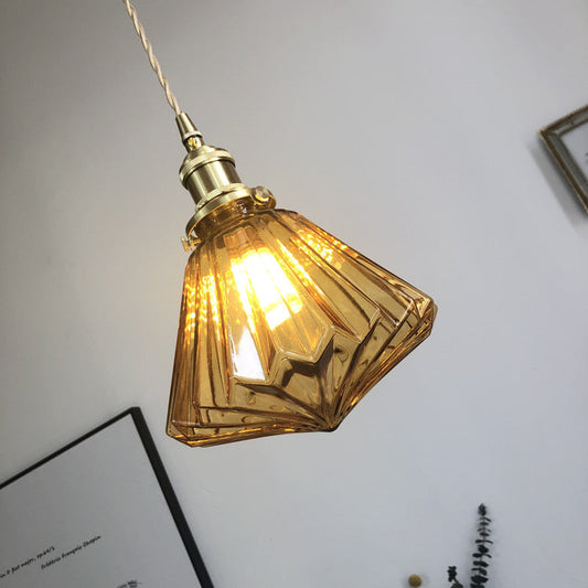 Hikari Brass Glass Pendant Light