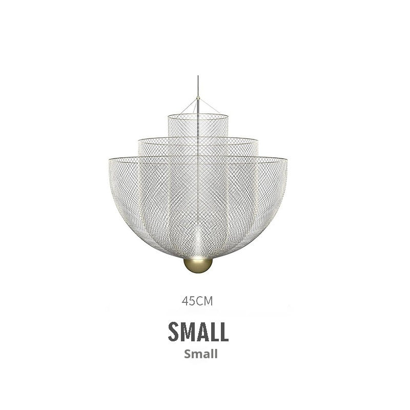 LatticeGlow Nordic Mesh Chandelier