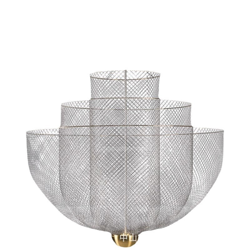 LatticeGlow Nordic Mesh Chandelier
