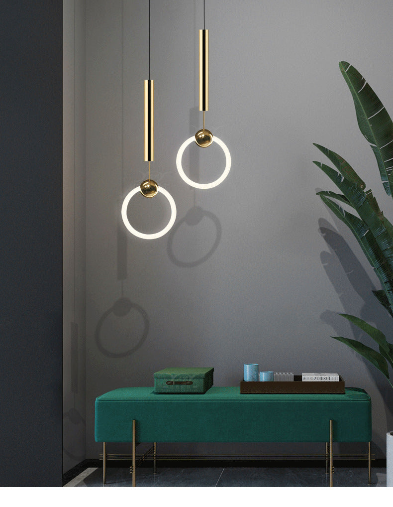 Linear Glow Hanging Pendant Light