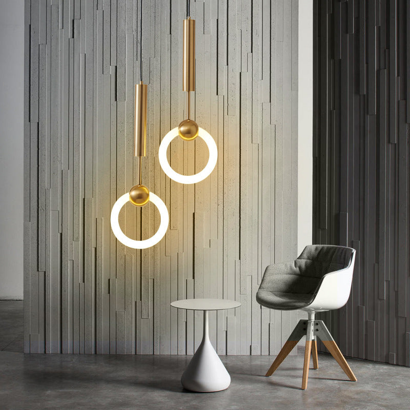 Linear Glow Hanging Pendant Light