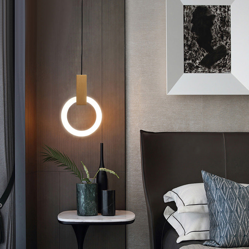 Linear Glow Hanging Pendant Light