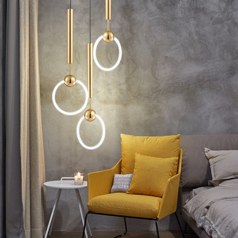 Linear Glow Hanging Pendant Light