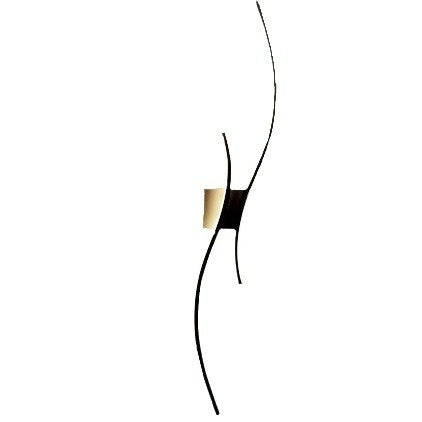 Linear Halo Minimalist Wall Sconce / White Light / White / 80cm