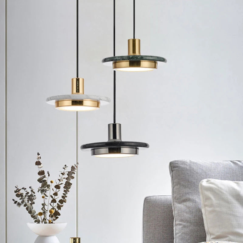 MarbleSphere Nordic Pendant Light
