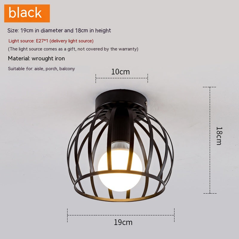 Nordic Iron Aisle Ceiling Light