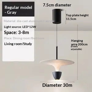 OrbitLift Modern UFO Pendant Lamp