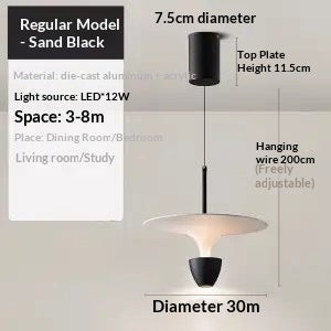 OrbitLift Modern UFO Pendant Lamp