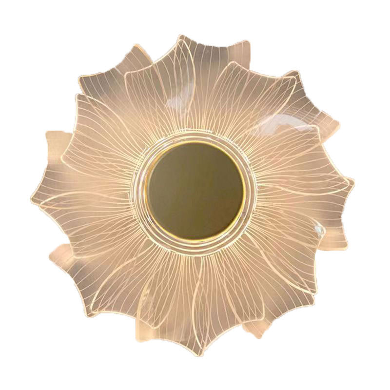 PetalGlow Acrylic LED Wall Light