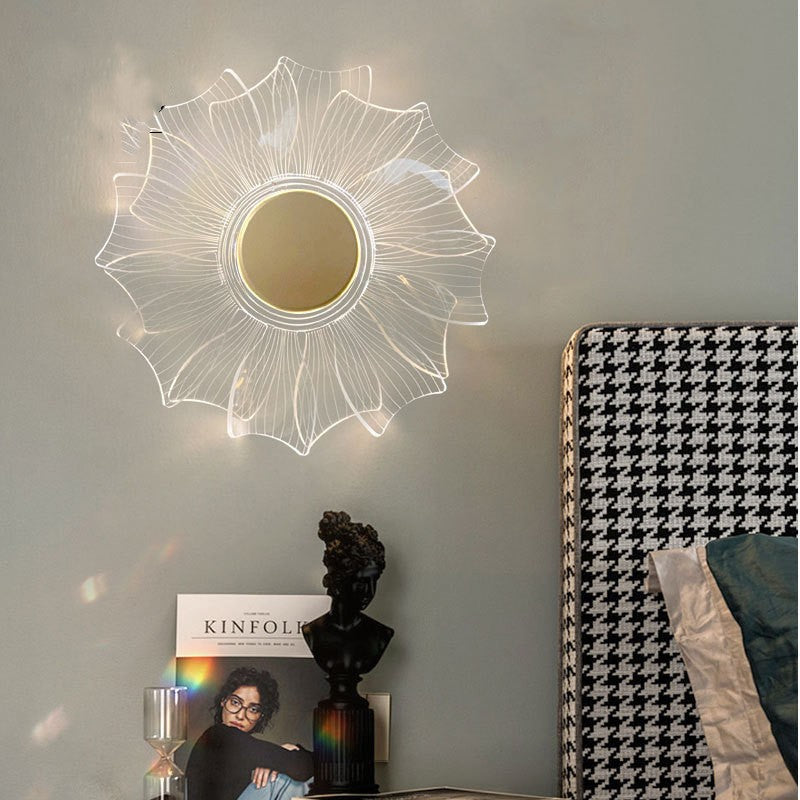 PetalGlow Acrylic LED Wall Light