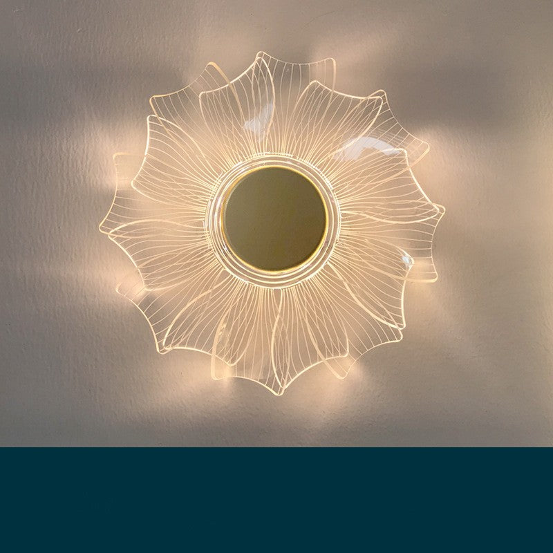 PetalGlow Acrylic LED Wall Light