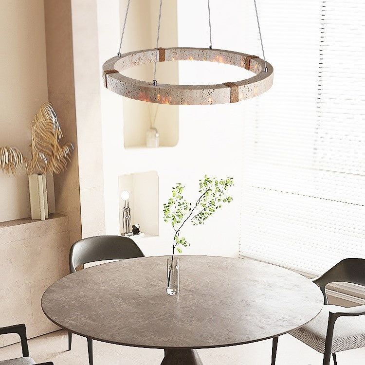 Tea House Vintage Round Chandelier