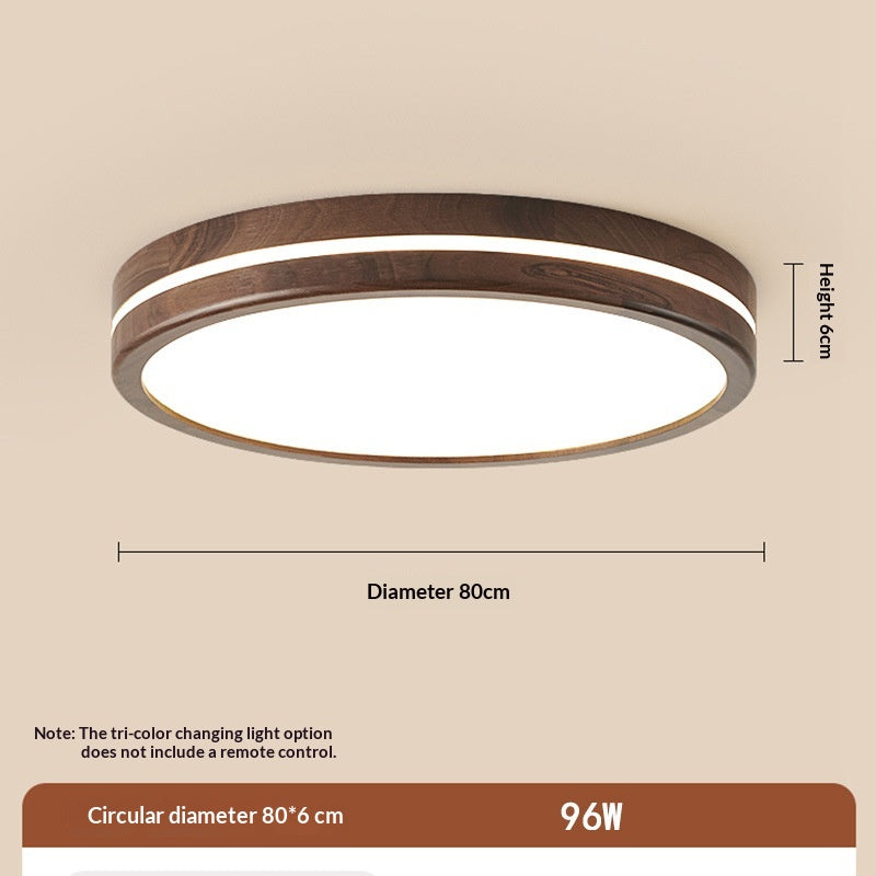 Wabi Wood Flush Ceiling Light