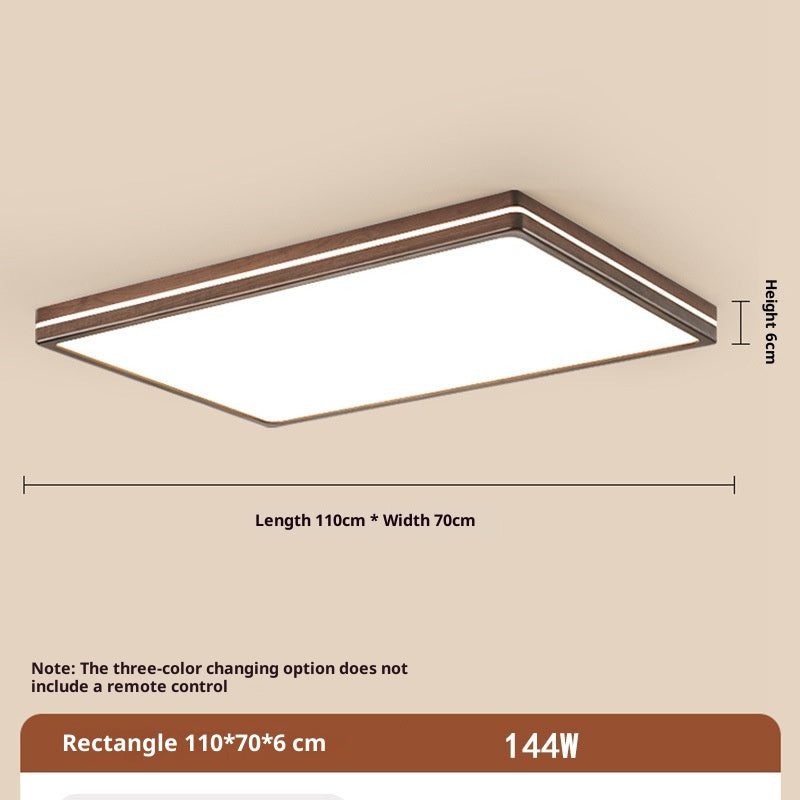 Wabi Wood Flush Ceiling Light
