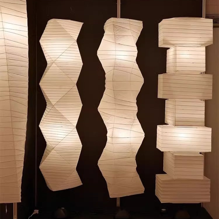 WashiGlow Japanese Rice Paper Floor Lamp