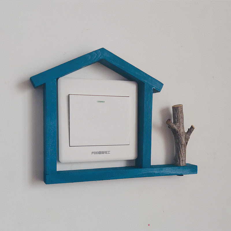 Woodland Socket Accent Frame / Biswitch Room Flower Cat Right