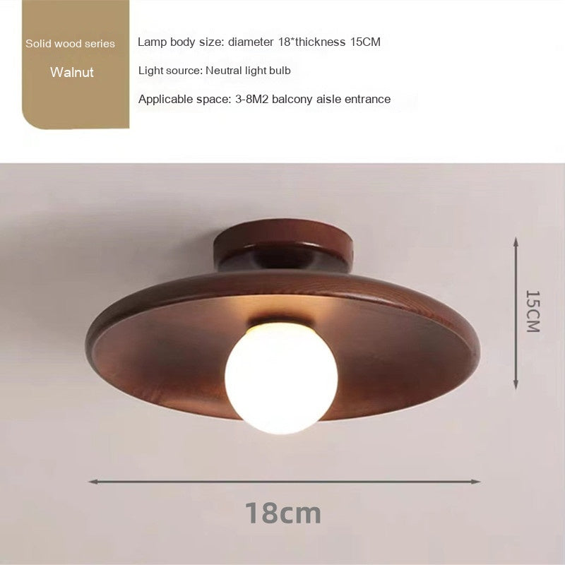 ZenWood Minimalist Ceiling Light