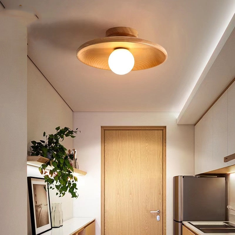ZenWood Minimalist Ceiling Light