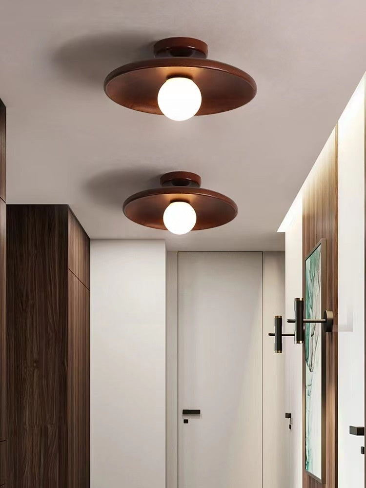 ZenWood Minimalist Ceiling Light
